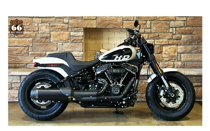 2022 Harley-Davidson Fat Bob 114 White Sand Pearl