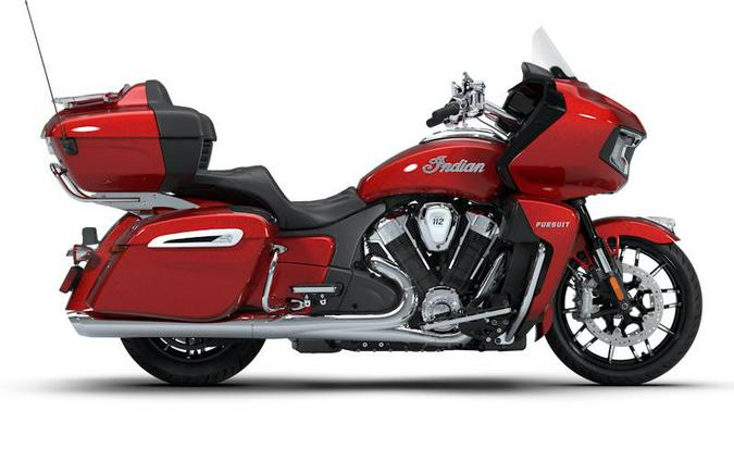 2026 Indian Motorcycle® Pursuit® Limited 112 w/PowerBand Audio Sunset Red Metallic