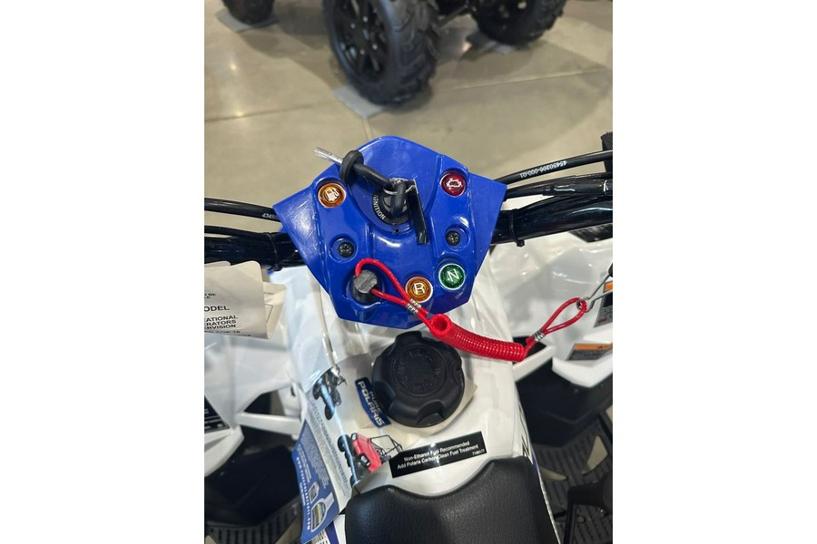 2024 Polaris Industries ATV-24,OTLW 110,WHT/POL BLU