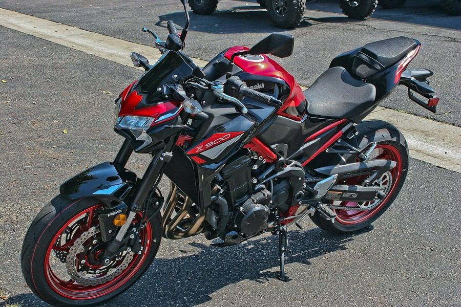 2024 Kawasaki Z900 ABS Candy Persimmon Red/Ebony