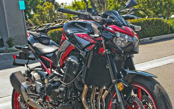 2024 Kawasaki Z900 ABS Candy Persimmon Red/Ebony