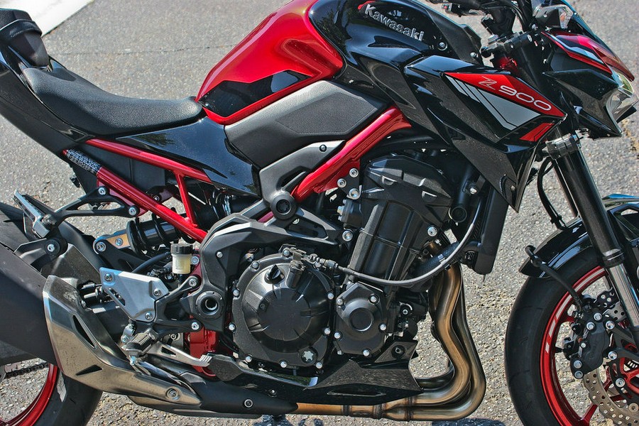 2024 Kawasaki Z900 ABS Candy Persimmon Red/Ebony