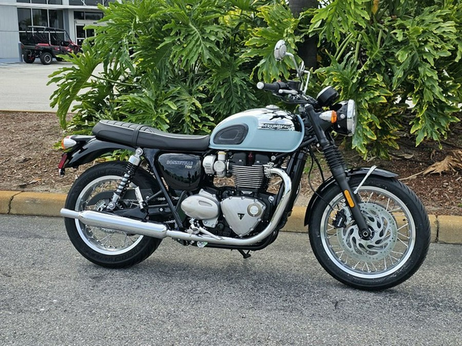 2023 Triumph Bonneville T120 Chrome Edition Meriden Blue
