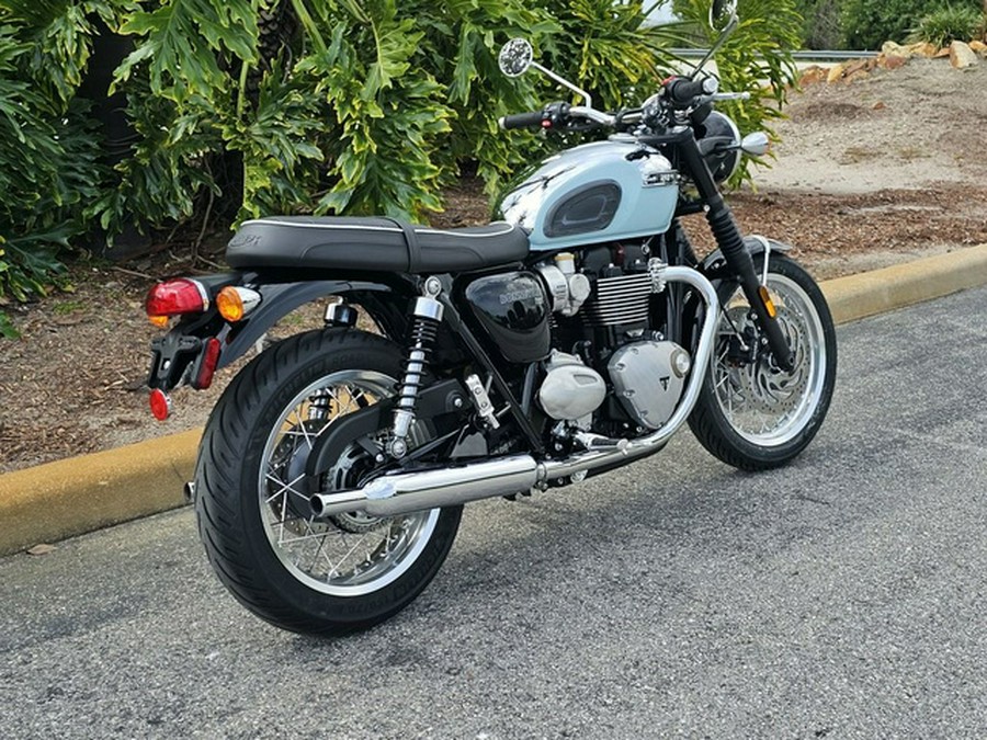 2023 Triumph Bonneville T120 Chrome Edition Meriden Blue
