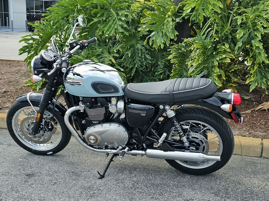 2023 Triumph Bonneville T120 Chrome Edition Meriden Blue