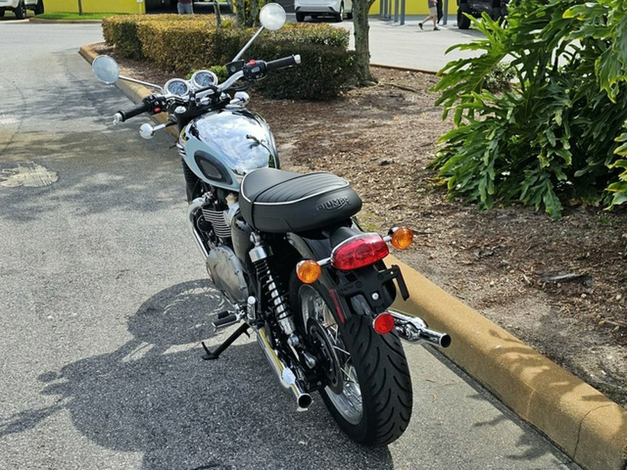 2023 Triumph Bonneville T120 Chrome Edition Meriden Blue