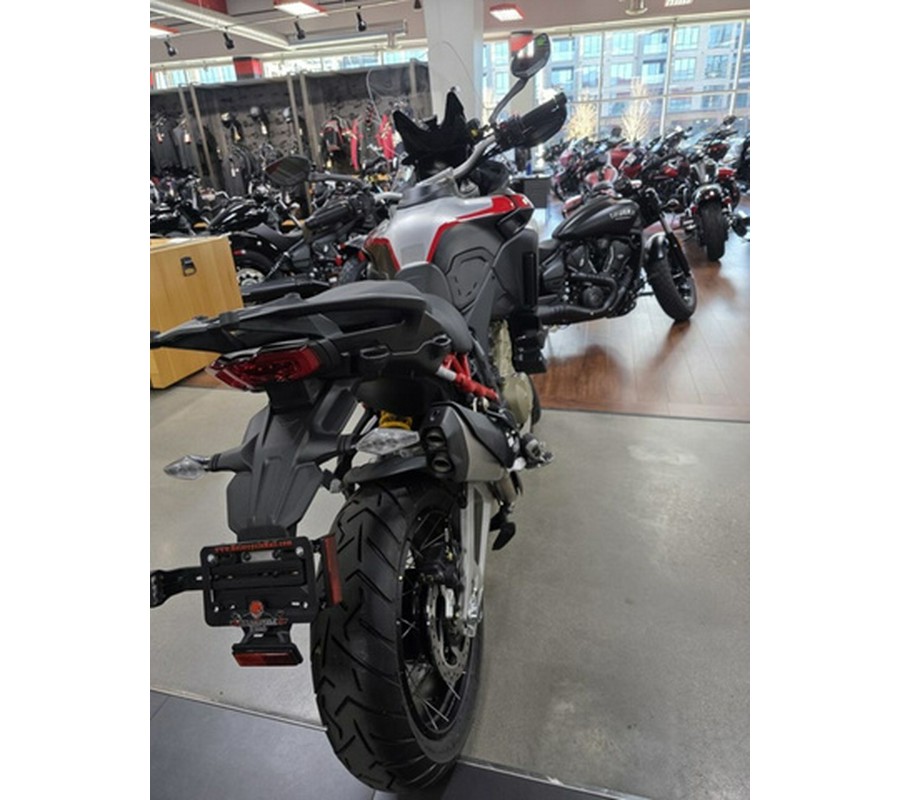2025 Ducati Multistrada V4 Rally Brushed Aluminium & Matt Blac