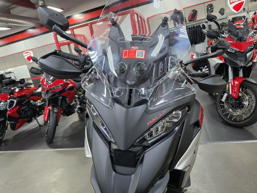 2025 Ducati Multistrada V4 Rally Brushed Aluminium & Matt Blac