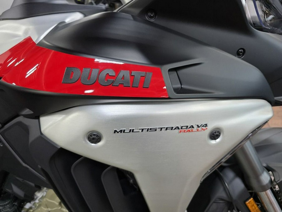 2025 Ducati Multistrada V4 Rally Brushed Aluminium & Matt Blac
