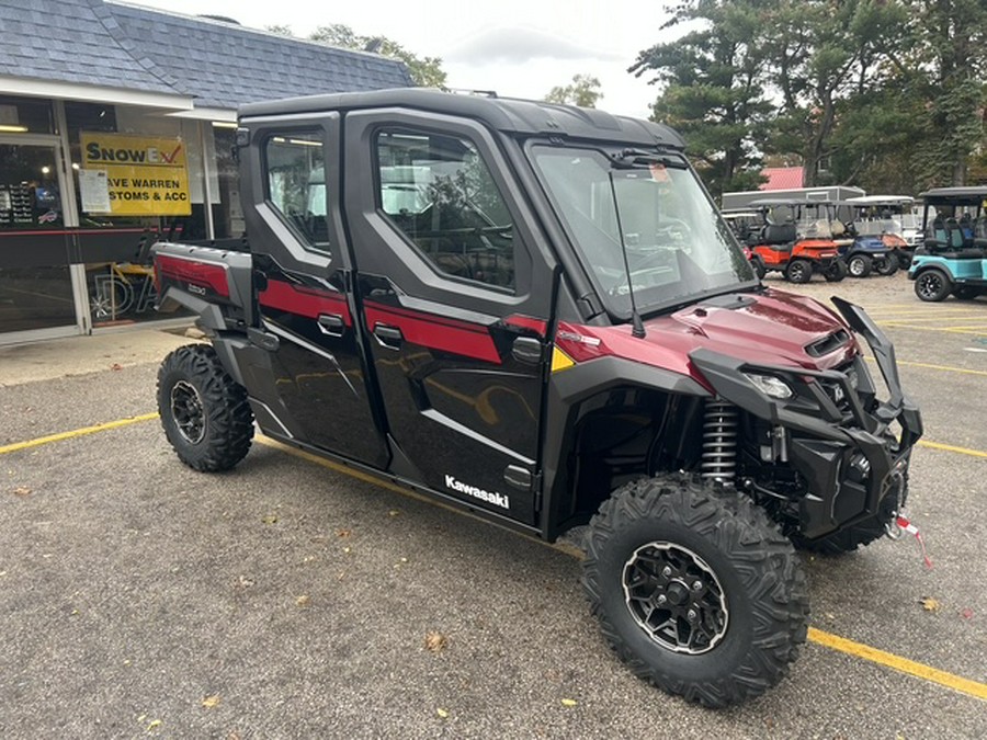2027 Kawasaki Ridge Crew Platinum Ranch HVAC Metallic Deep Red/Ebony - K10130
