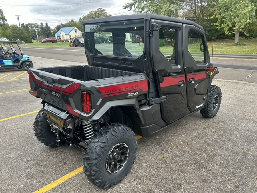2027 Kawasaki Ridge Crew Platinum Ranch HVAC Metallic Deep Red/Ebony - K10130