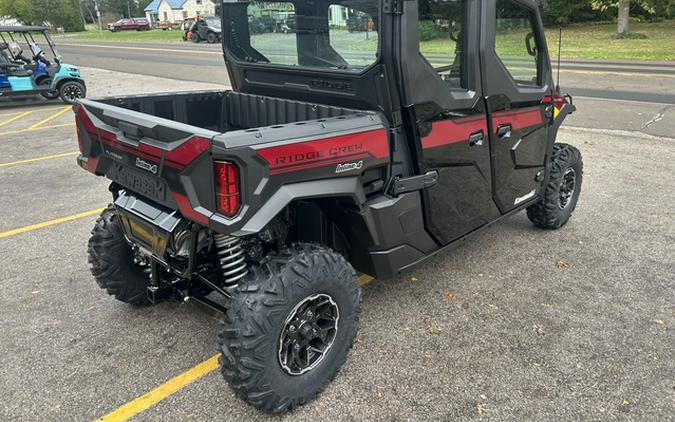2027 Kawasaki Ridge Crew Platinum Ranch HVAC Metallic Deep Red/Ebony - K10130