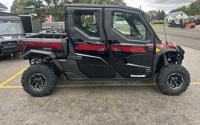 2027 Kawasaki Ridge Crew Platinum Ranch HVAC Metallic Deep Red/Ebony - K10130