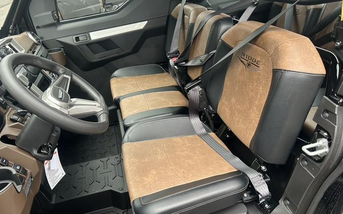 2027 Kawasaki Ridge Crew Platinum Ranch HVAC Metallic Deep Red/Ebony - K10130