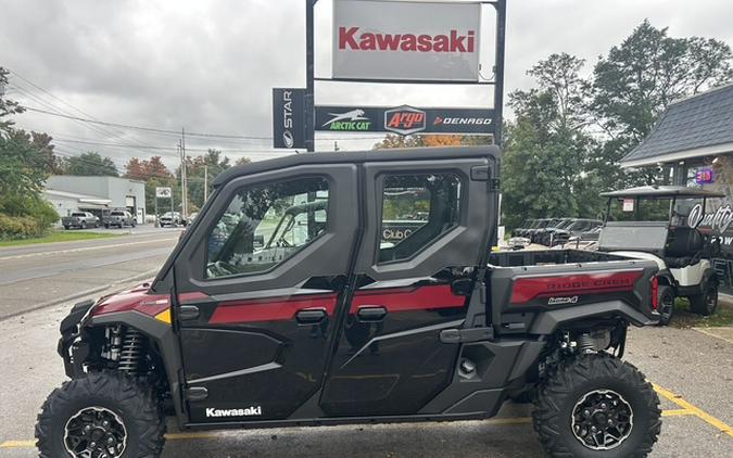 2027 Kawasaki Ridge Crew Platinum Ranch HVAC Metallic Deep Red/Ebony - K10130