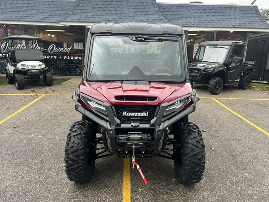2027 Kawasaki Ridge Crew Platinum Ranch HVAC Metallic Deep Red/Ebony - K10130