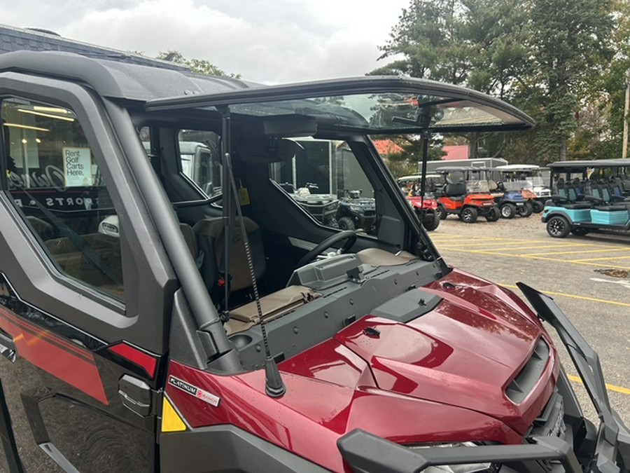 2027 Kawasaki Ridge Crew Platinum Ranch HVAC Metallic Deep Red/Ebony - K10130