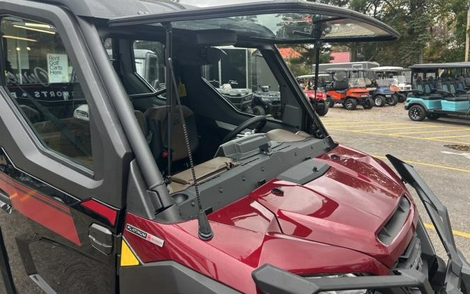 2027 Kawasaki Ridge Crew Platinum Ranch HVAC Metallic Deep Red/Ebony - K10130