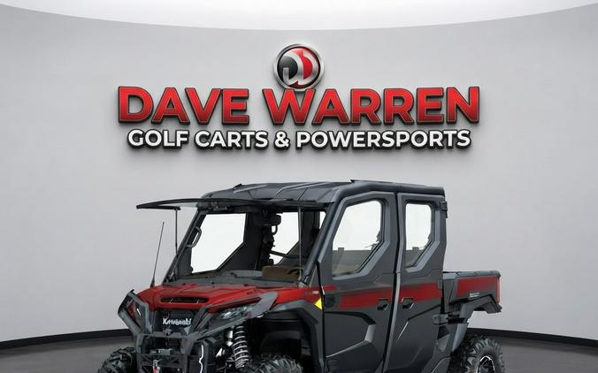 2027 Kawasaki Ridge Crew Platinum Ranch HVAC Metallic Deep Red/Ebony - K10130
