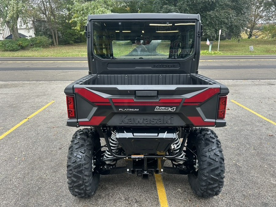 2027 Kawasaki Ridge Crew Platinum Ranch HVAC Metallic Deep Red/Ebony - K10130