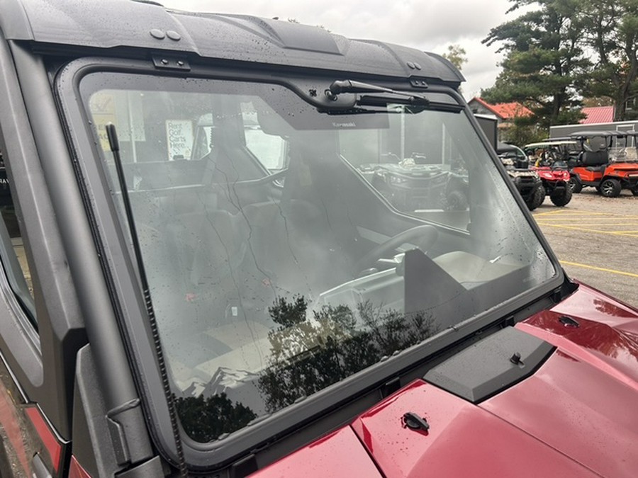 2027 Kawasaki Ridge Crew Platinum Ranch HVAC Metallic Deep Red/Ebony - K10130