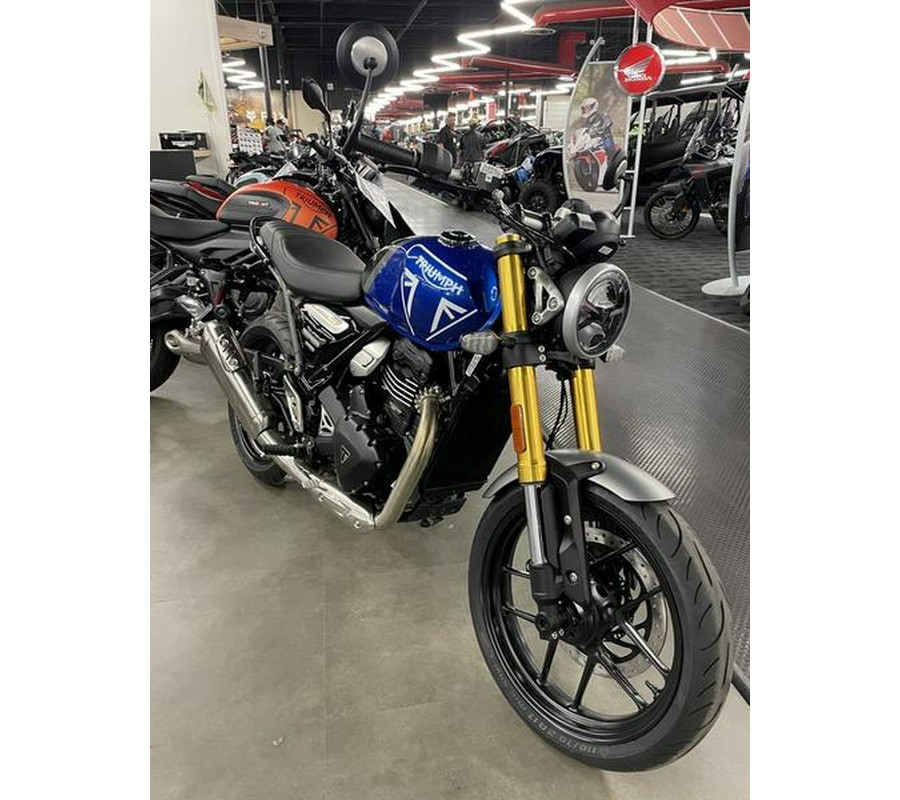 2024 Triumph Speed 400 Caspian Blue / Storm Grey