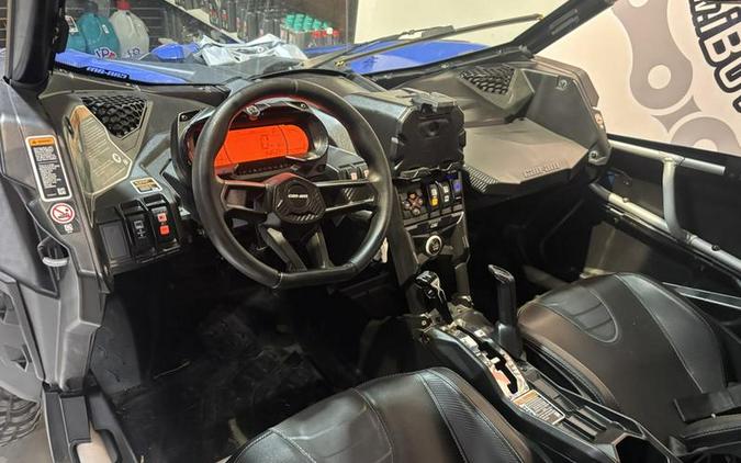 2020 Can-Am® Maverick™ X3 X™ rs Turbo RR Hyper Silver, Intense Blue & Manta Green