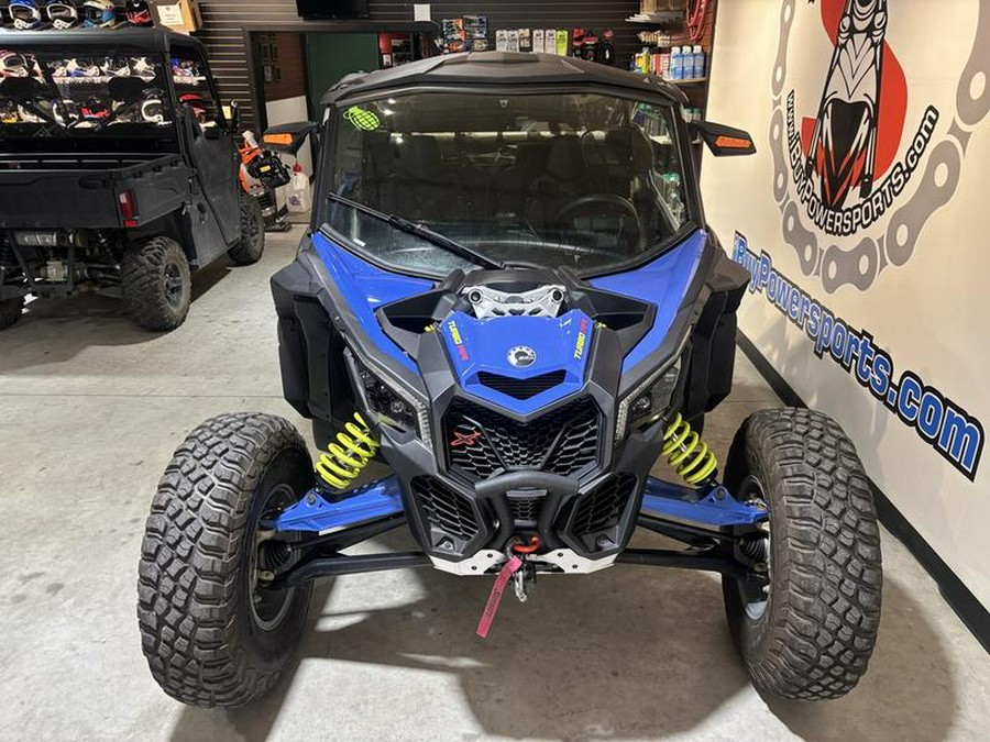 2020 Can-Am® Maverick™ X3 X™ rs Turbo RR Hyper Silver, Intense Blue & Manta Green