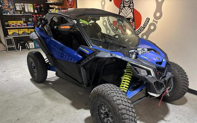 2020 Can-Am® Maverick™ X3 X™ rs Turbo RR Hyper Silver, Intense Blue & Manta Green