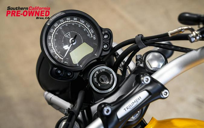 2024 Triumph Scrambler 900 Cosmic Yellow/Graphite