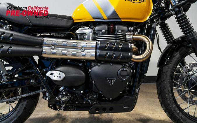 2024 Triumph Scrambler 900 Cosmic Yellow/Graphite