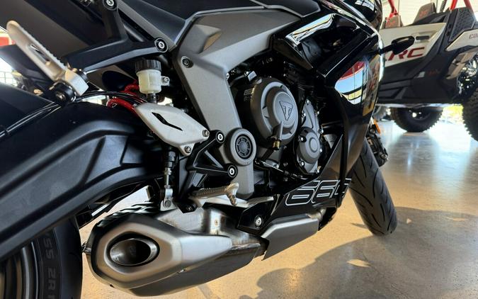 2026 Triumph Daytona 660 Sapphire Black