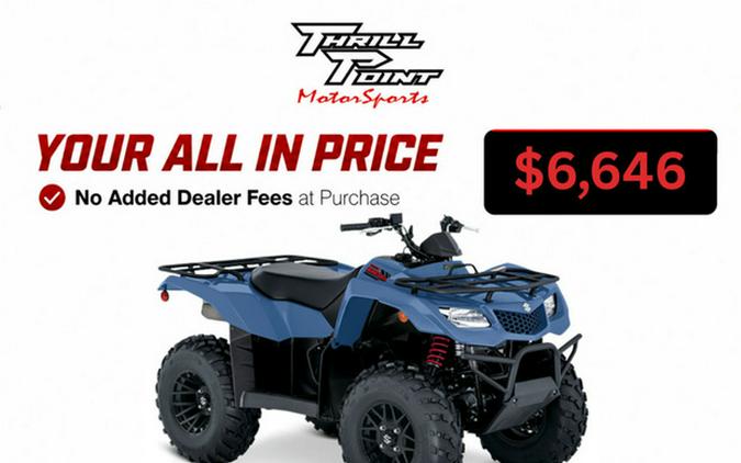 2025 Suzuki KingQuad 400 ASi SE+
