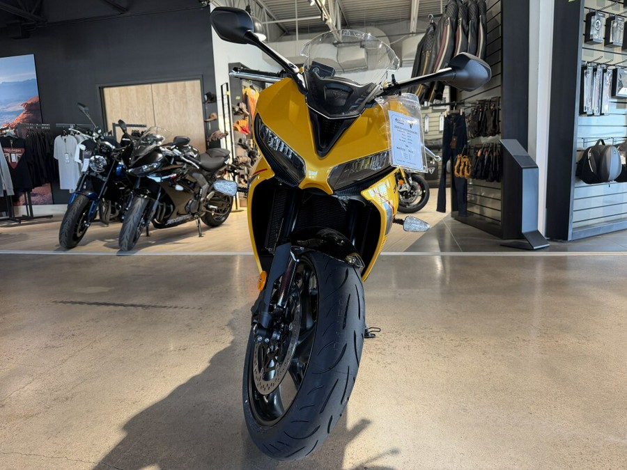 2026 Triumph Daytona 660 Cosmic Yellow