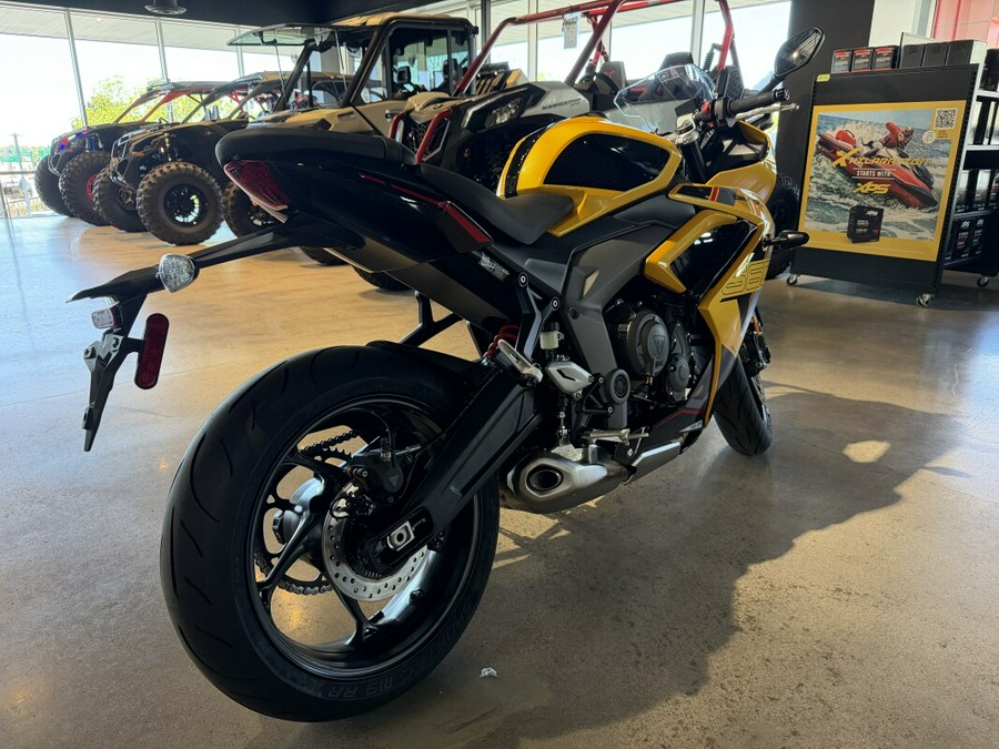2026 Triumph Daytona 660 Cosmic Yellow