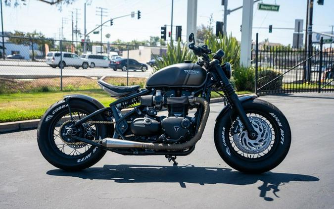 2023 Triumph Bonneville Bobber Matte Storm Grey/Matte Ironstone
