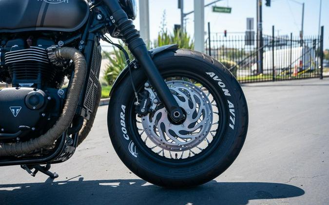 2023 Triumph Bonneville Bobber Matte Storm Grey/Matte Ironstone