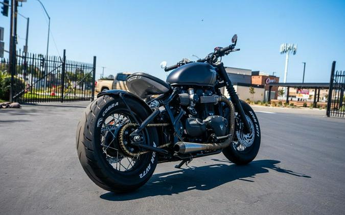 2023 Triumph Bonneville Bobber Matte Storm Grey/Matte Ironstone