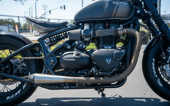 2023 Triumph Bonneville Bobber Matte Storm Grey/Matte Ironstone