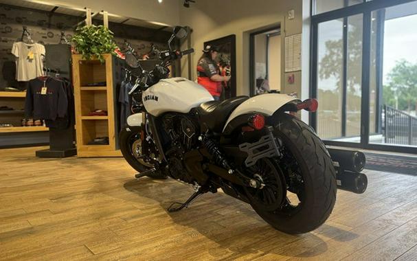 2024 Indian Scout Bobber Sixty ABS Ghost White Metallic