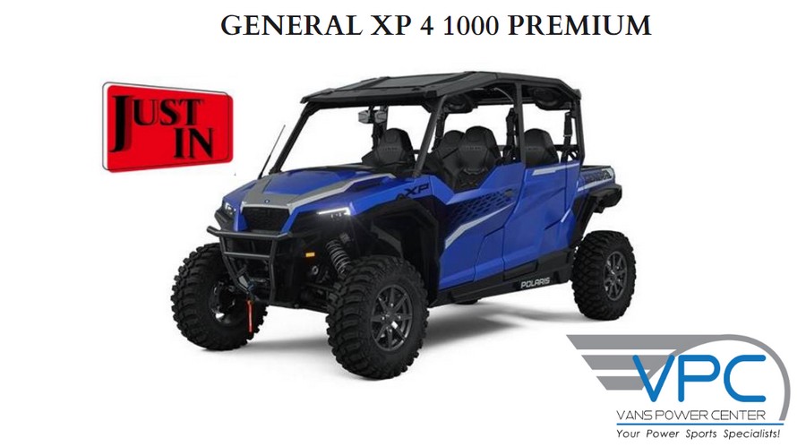 2024 Polaris Industries GENERAL XP 4 1000 PREMIUM - POLARIS BLUE