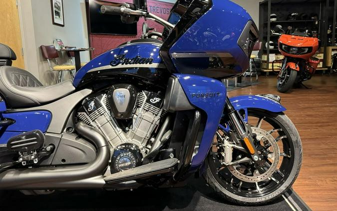 2024 Indian Motorcycle® Pursuit® Dark Horse® with PowerBand Audio Package Springfield Blue