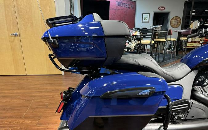 2024 Indian Motorcycle® Pursuit® Dark Horse® with PowerBand Audio Package Springfield Blue