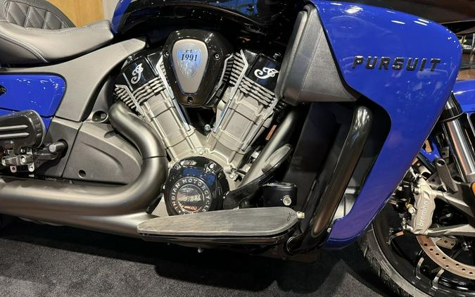 2024 Indian Motorcycle® Pursuit® Dark Horse® with PowerBand Audio Package Springfield Blue