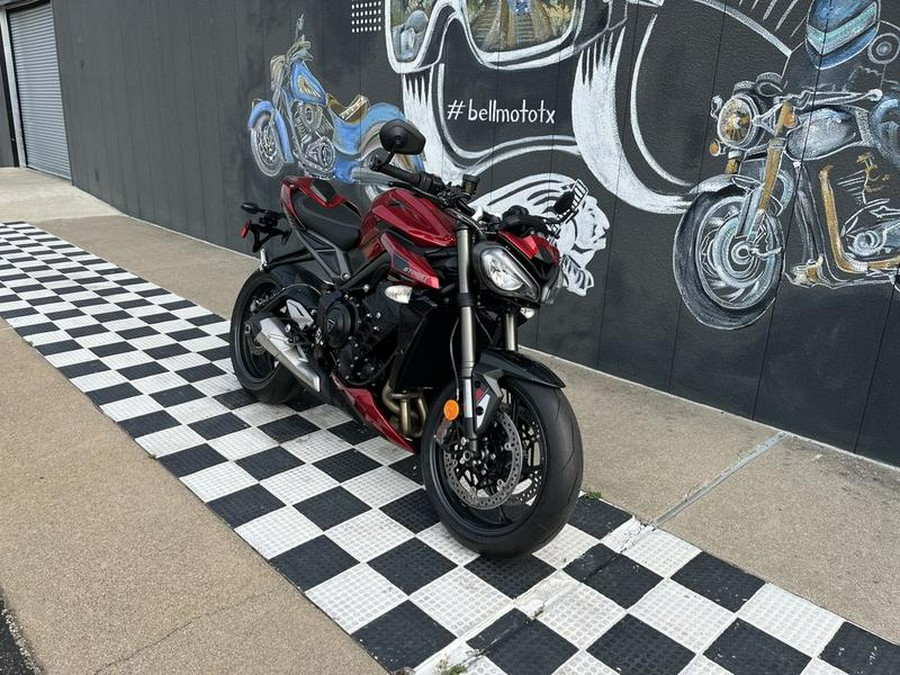 2024 Triumph Street Triple 765 RS Carnival Red