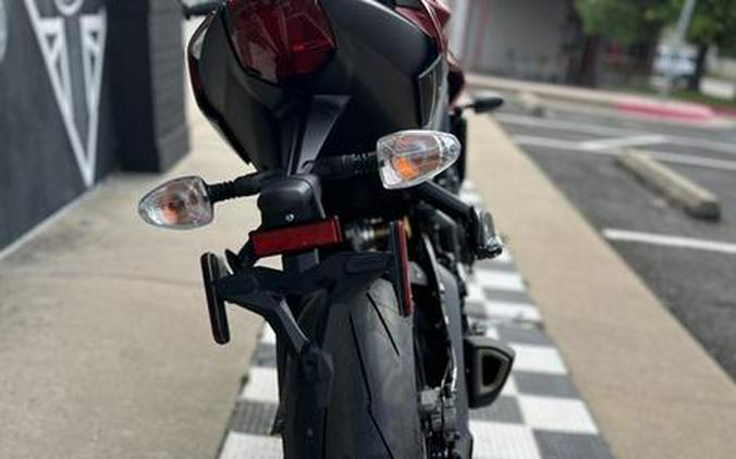 2024 Triumph Street Triple 765 RS Carnival Red