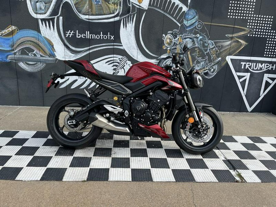 2024 Triumph Street Triple 765 RS Carnival Red