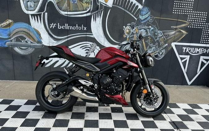 2024 Triumph Street Triple 765 RS Carnival Red