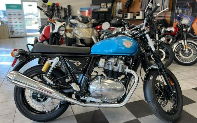 2023 Royal Enfield INT650 Ventura Blue