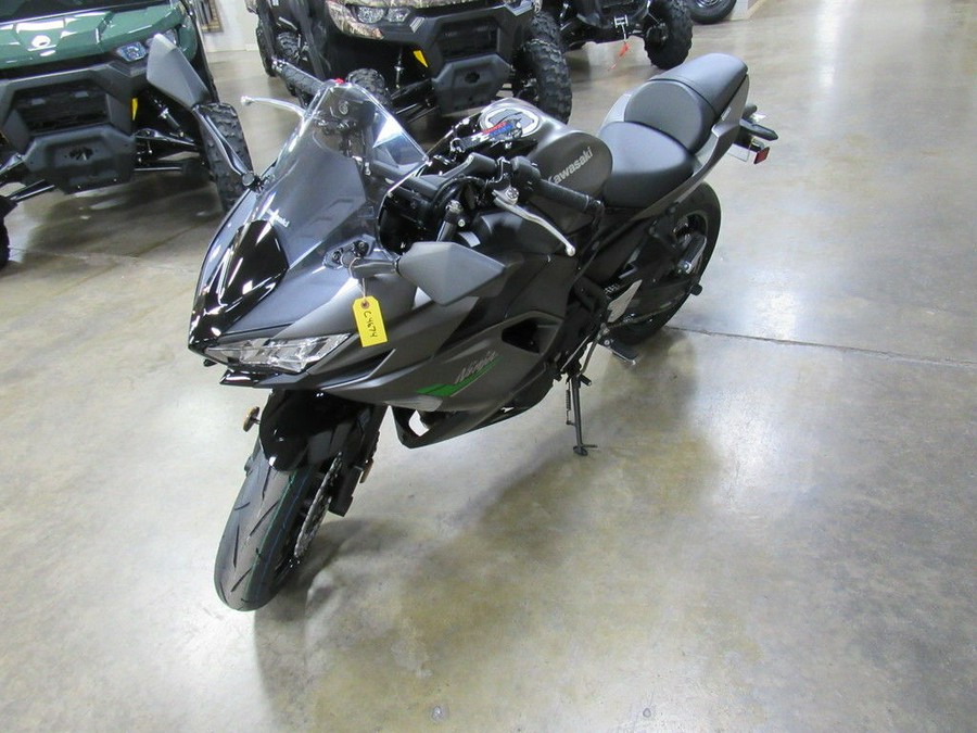 2024 Kawasaki Ninja® 650 Metallic Matte Graphenesteel Gray/Ebony